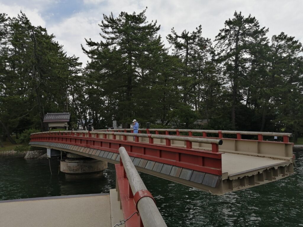 天橋立　回転橋